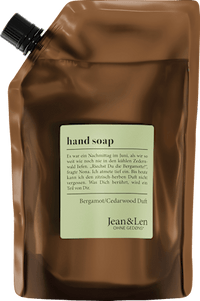 Flüssigseife bergamot & cedarwood, Nachfüllpack, 500 ml