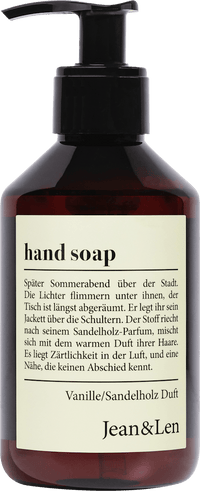 Jean&Len Flüssigseife Sandelholz & Vanille, 250 ml