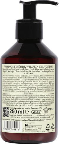 Jean&Len Flüssigseife Sandelholz & Vanille, 250 ml