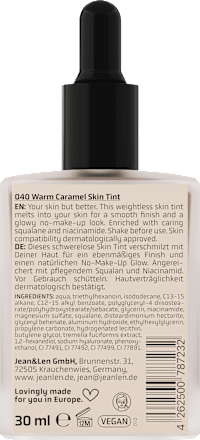 Fond de teint The Naked Perfect Skin Tint 040 Warm Caramel, 30 ml