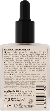 Foundation The Naked Perfect Skin Tint 040 Warm Caramel, 30 ml