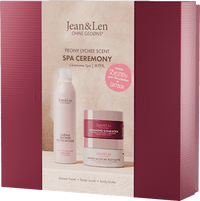 Cadeauset "spa ceremonie" Pioenroos &amp; Lychee 3 stuks, 1 st