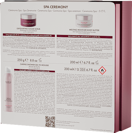 Cadeauset "spa ceremonie" Pioenroos &amp; Lychee 3 stuks, 1 st