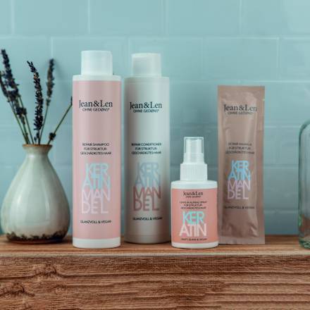 Haarverzorging Keratine Amandel Zakje, 20 ml