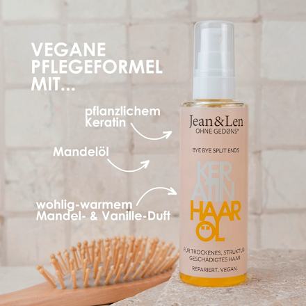 Haarolie Herstellende Keratine &amp; Amandel, 100 ml