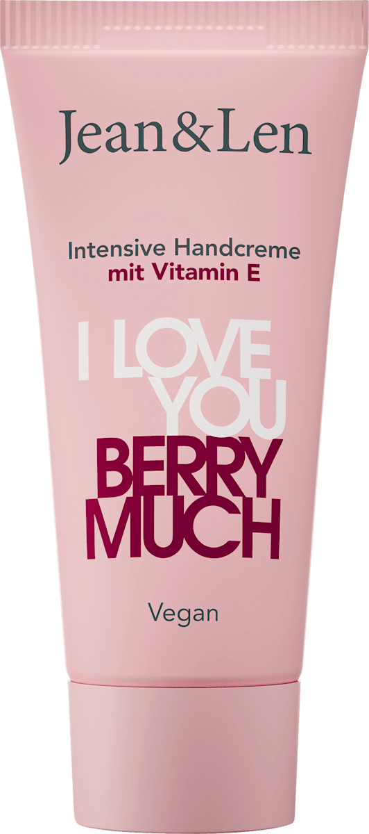 Jean&Len Handcreme I love you berry much, Reisegröße, 20 ml