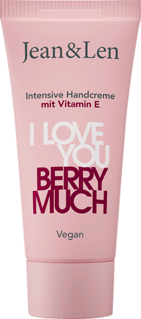 Jean&Len Handcreme I love you berry much, Reisegröße, 20 ml