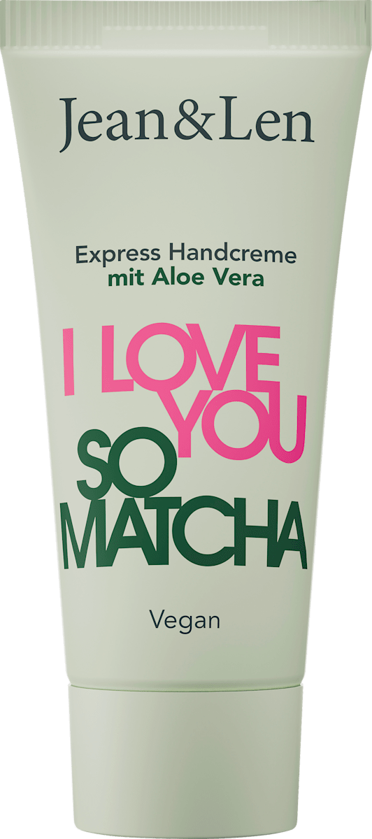 Jean&Len Handcreme I love you so Matcha, Reisegröße, 20 ml