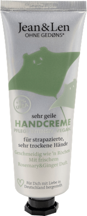 Handcreme Rosemary & Ginger 5 % Urea, 75 ml Jean&Len