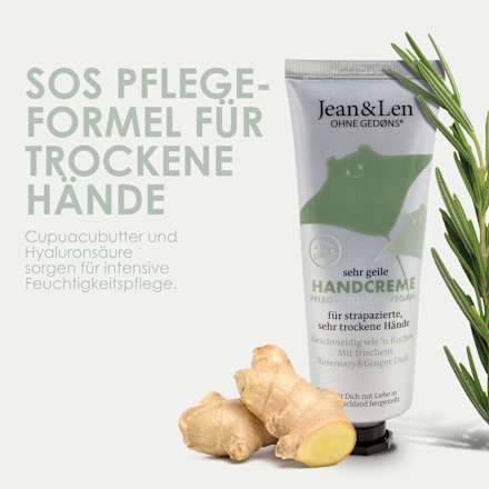 Handcreme Rosemary & Ginger, 75 ml