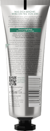 Handcreme Rosemary & Ginger, 75 ml