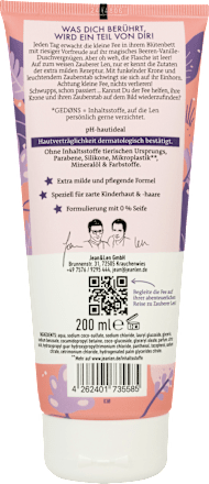 Kinder Duschgel, Shampoo & Spülung 3in1 magische Feen, 200 ml Jean&Len