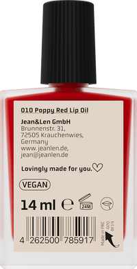 Lippenöl The Tinted Glow Lip Oil 010 Poppy Red, 14 ml