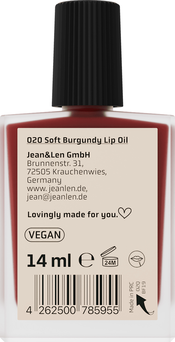 Lippenöl The Tinted Glow Lip Oil 020 Soft Burgundy, 14 ml