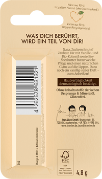 Jean&Len Lippenpflege Vanille, 4,8 g