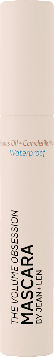 Jean&Len Mascara The Volume Obsession Waterproof 010 True Black, 12 ml