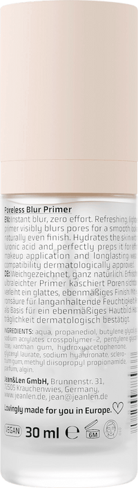 Jean&Len Primer The Poreless Pro Blur, 30 ml