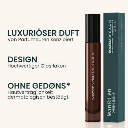 Rozemarijn Gember Eau de Toilette, 10 ml