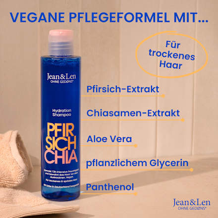 Shampoo Hydration Pfirsich Chia, 300 ml