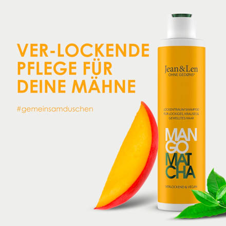 Shampoo Lockentraum Mango Matcha, 300 ml Jean&Len
