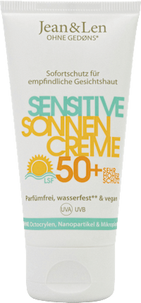 Zonnebrandcrème voor het gezicht, gevoelig, SPF 50+, 50 ml