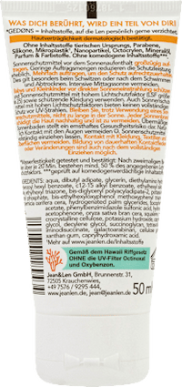 Zonnebrandcrème voor het gezicht, gevoelig, SPF 50+, 50 ml