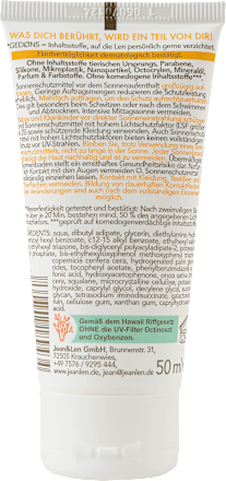 Zonnebrandcrème voor het gezicht, gevoelig, SPF 50+, 50 ml