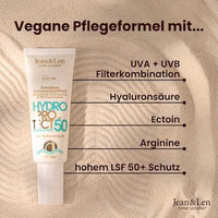 Zonnebrandcrème voor het gezicht, gevoelig, hydroprotect, SPF 50, 50 ml