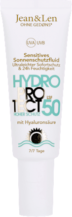 Sonnenfluid Gesicht sensitiv, hydro protect, LSF 50, 50 ml