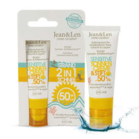 Sonnenschutz Kombi Gesicht Creme & Stift, LSF 50+, 1 St Jean&Len