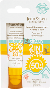 Sonnenschutz Kombi Gesicht Creme & Stift, LSF 50+, 20 ml