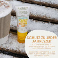Sonnenschutz Kombi Gesicht Creme & Stift, LSF 50+, 1 St Jean&Len