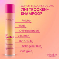Jean&Len Droogshampoo "geen bad hair days" effect 7-in-1, 200 ml