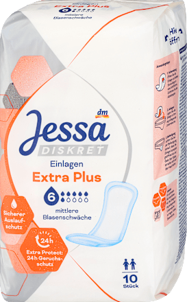 Einlagen Inkontinenz Extra Plus, 10 St