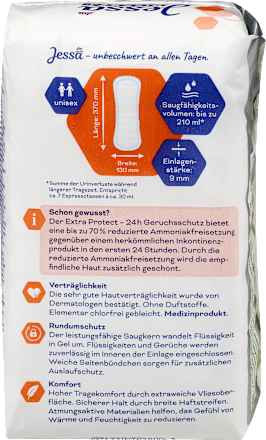 Einlagen Inkontinenz Extra Plus, 10 St Jessa DISKRET