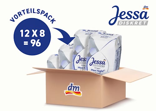 Einlagen Inkontinenz Maxi Night Vorteilspack (12x8 St), 96 St