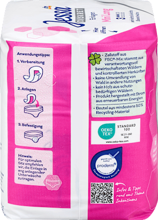 Einlagen Inkontinenz Mini Long, 16 St
