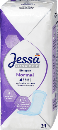 Einlagen Inkontinenz Normal, 14 St Jessa DISKRET
