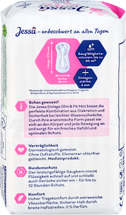 Einlagen Inkontinenz Slim & Fit Mini, 18 St