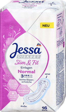 Einlagen Inkontinenz Slim & Fit Normal, 16 St