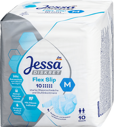 Flex Slip Inkontinenz Gr. M, 10 St Jessa DISKRET