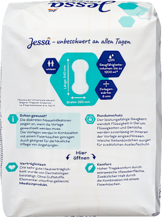 Hygiene-Vorlagen Inkontinenz Maxi Lang, 20 St