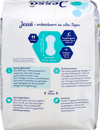 Hygiene-Vorlagen Inkontinenz Maxi Lang, 20 St