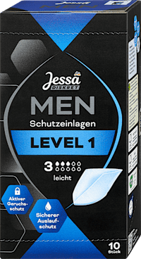 Incontinentieverbanden voor heren niveau 1 licht, 10 stuks