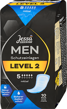 Men Einlagen Inkontinenz Level 2 Mittel, 10 St