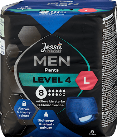 Men Pants Inkontinenz Level 4 Gr. L, 8 St