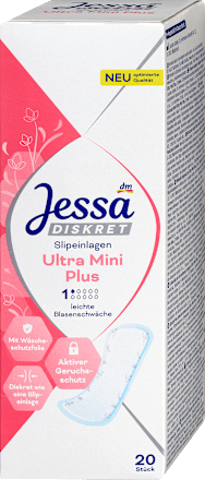 Slipeinlagen Inkontinenz Ultra Mini Plus, 20 St