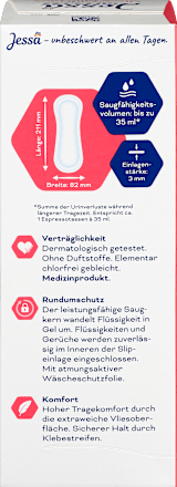 Slipeinlagen Inkontinenz Ultra Mini Plus, 20 St Jessa DISKRET