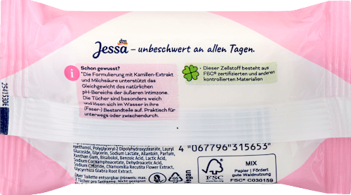 Intimpflegetücher Sanft & Frisch, Reisegröße, 10 St