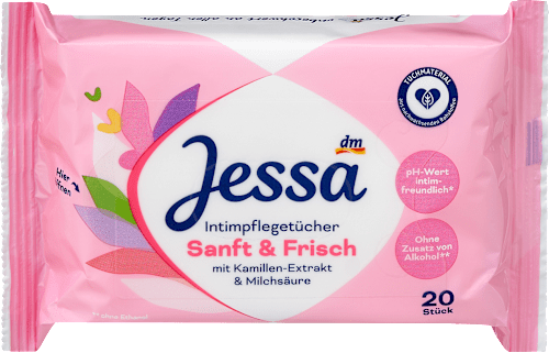 Intimpflegetücher Sanft & Frisch, 20 St Jessa